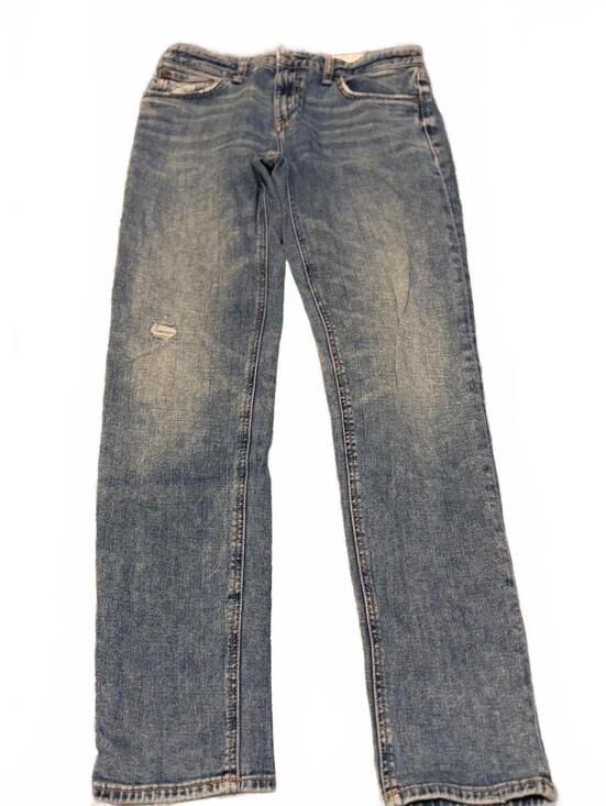 rag & bone Denim - Rag & Bone Size 26 Blue Jeans Straight Leg Distressed Denim Womens Designer